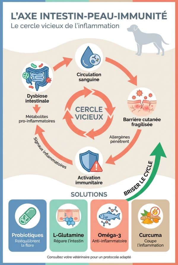 L'axe intestin-peau-immunité : comprendre les interconnexions physiologiques
