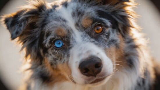 Berger australien aux yeux vairons, génétique et caractéristiques