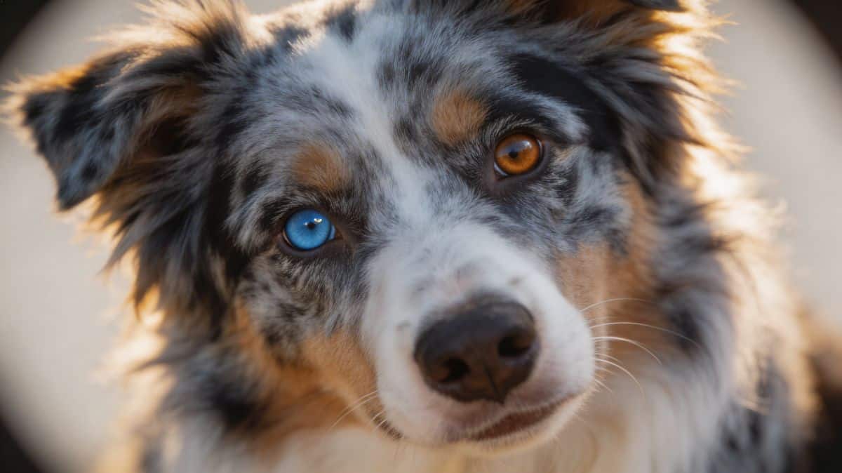 Berger australien aux yeux vairons, génétique et caractéristiques