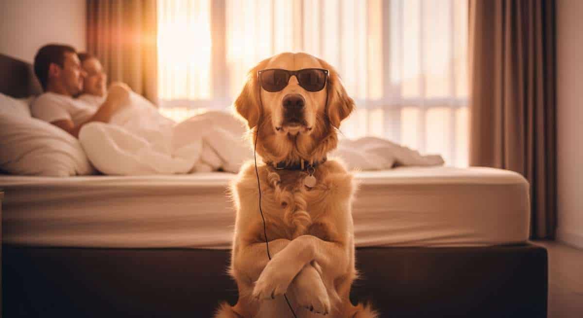 Ce geste allume le mode garde du corps chez votre animal pendant vos câlins intimes