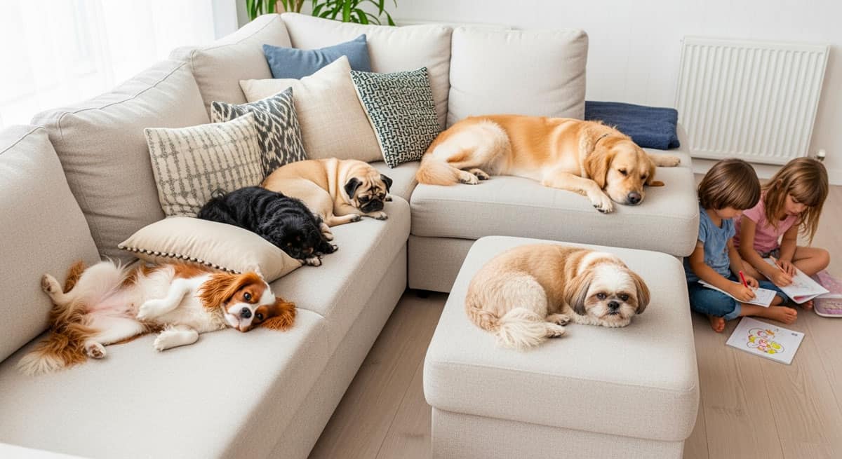 ces chiens ultra zen préfèrent le canapé aux marathons