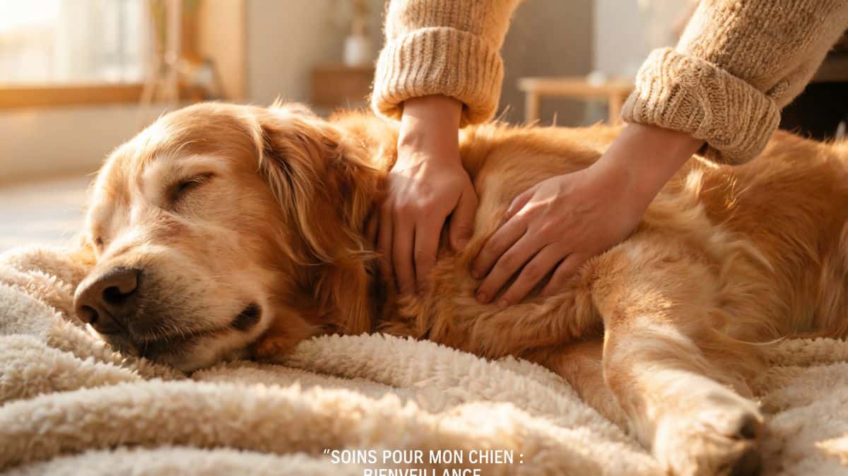 Comment masser un chien arthrosique pour soulager ses douleurs articulaires ?