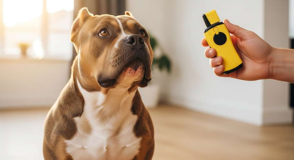 Le clicker, ce petit clic qui métamorphose votre American Bully en élève modèle