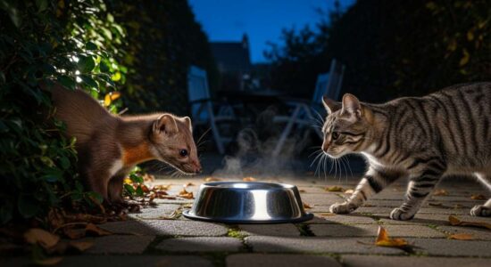 Le geste nocturne qui attire les martres et met votre chat en danger