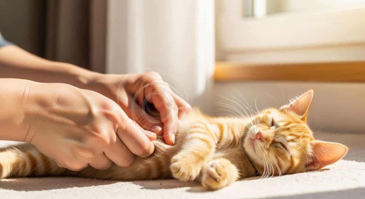 Le massage de 2 minutes qui débloque le transit de votre chaton (testé à la maison)