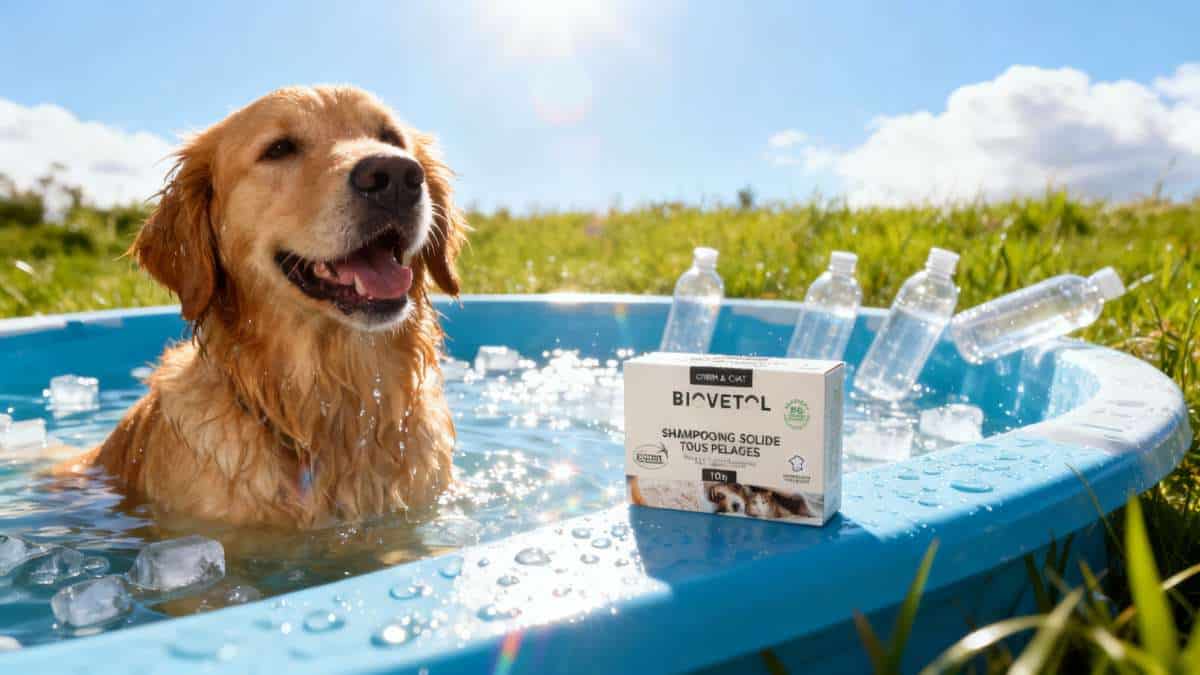 Rafraîchir son animal : le galet éco qui remplace 4 flacons et sauve vos étés