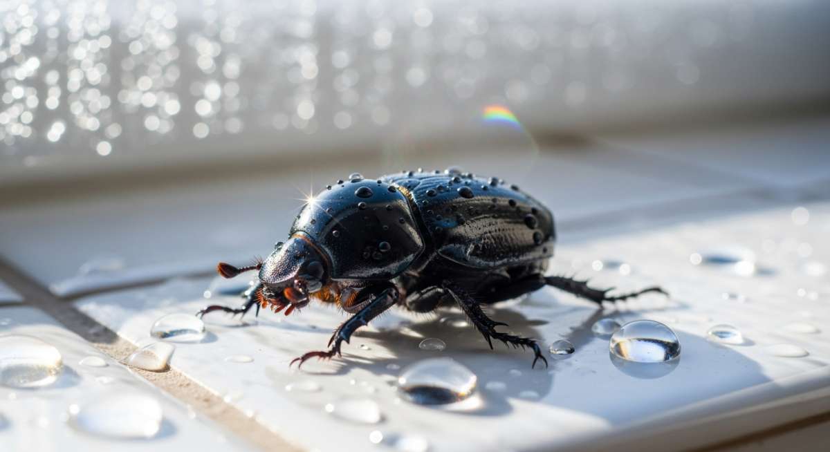 Scarabée noir chez vous ? Le signal caché d’un souci d’humidité à traiter vite