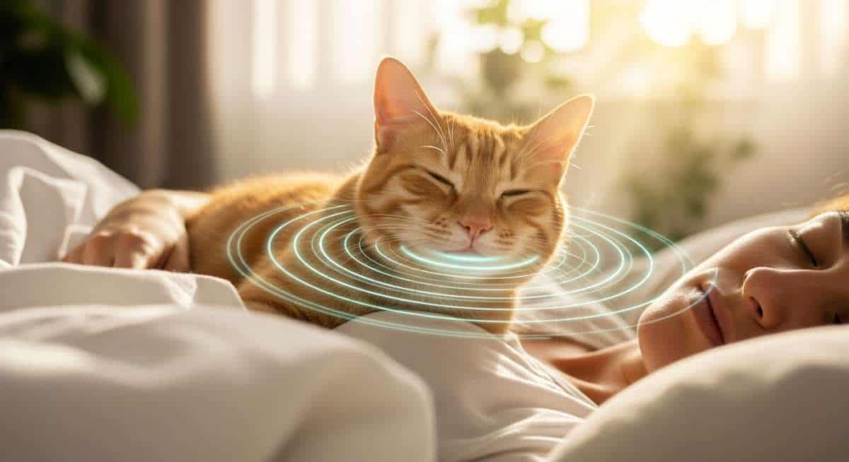 Votre chat dort sur vous ? 5 bienfaits scientifiquement prouvés (et 1 piège)