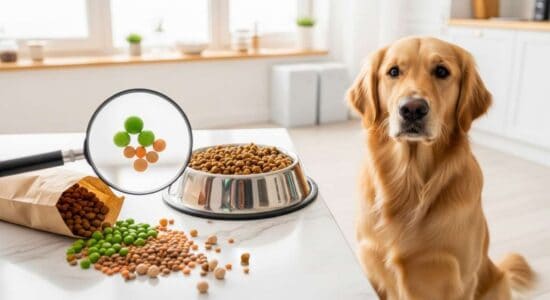 Votre chien vomit ? Le coupable oublié : les légumineuses cachées dans ses croquettes